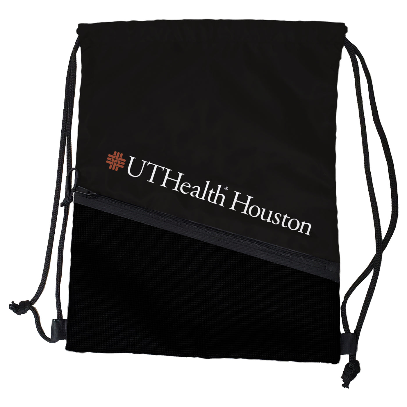 Texas Health and Science Center at Houston Black Tilt Backsack - Logo Brands