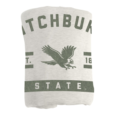 Fitchburgh State University Sublimated Sweatshirt Blanket