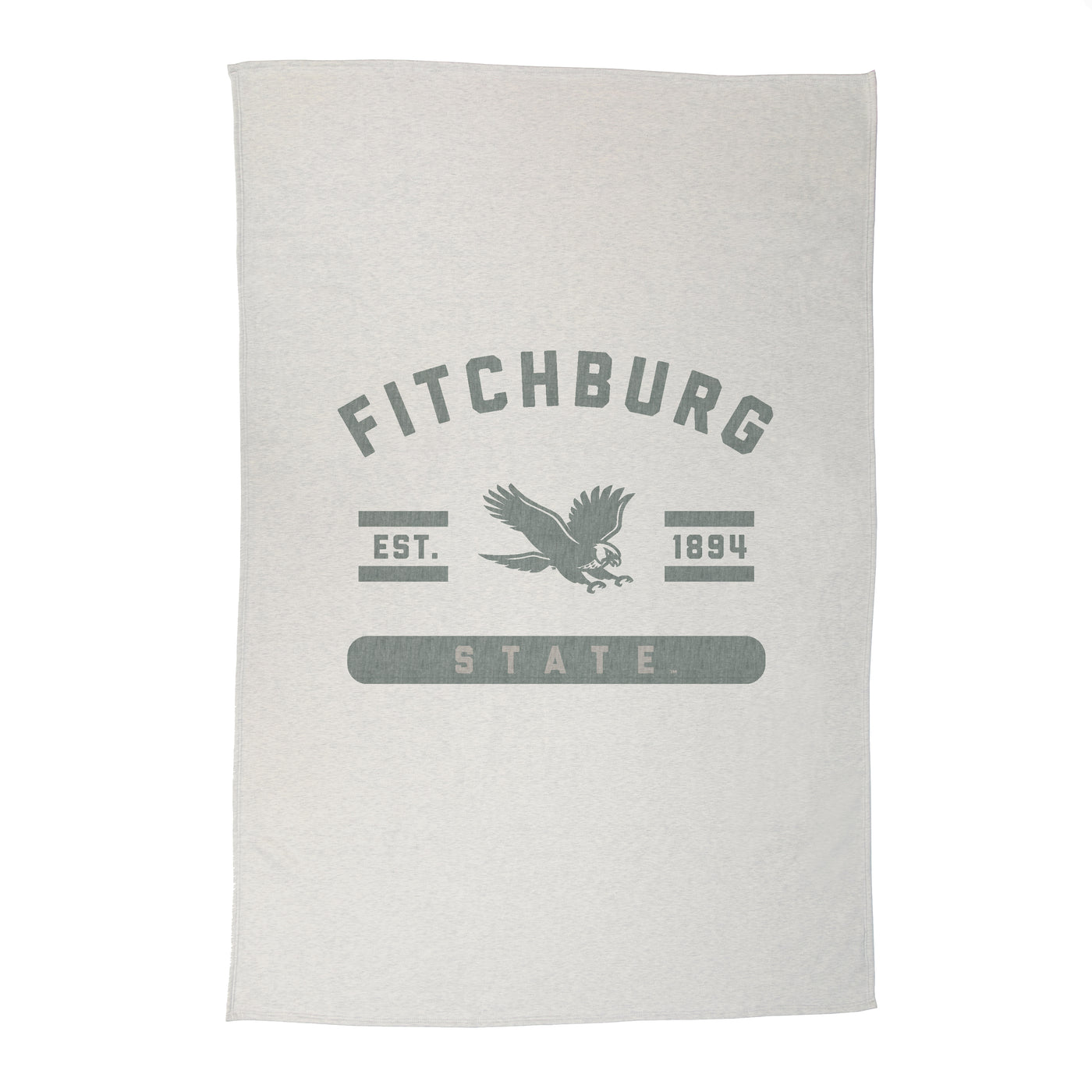 Fitchburgh State University Sublimated Sweatshirt Blanket