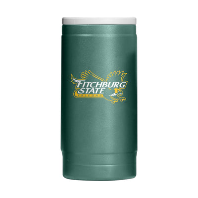 Fitchburgh State University 12oz Logo Powdercoat SlimCan Coolie