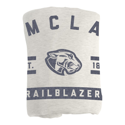 Massachusetts College of Liberal Arts Sublimated Sweatshirt Blanket