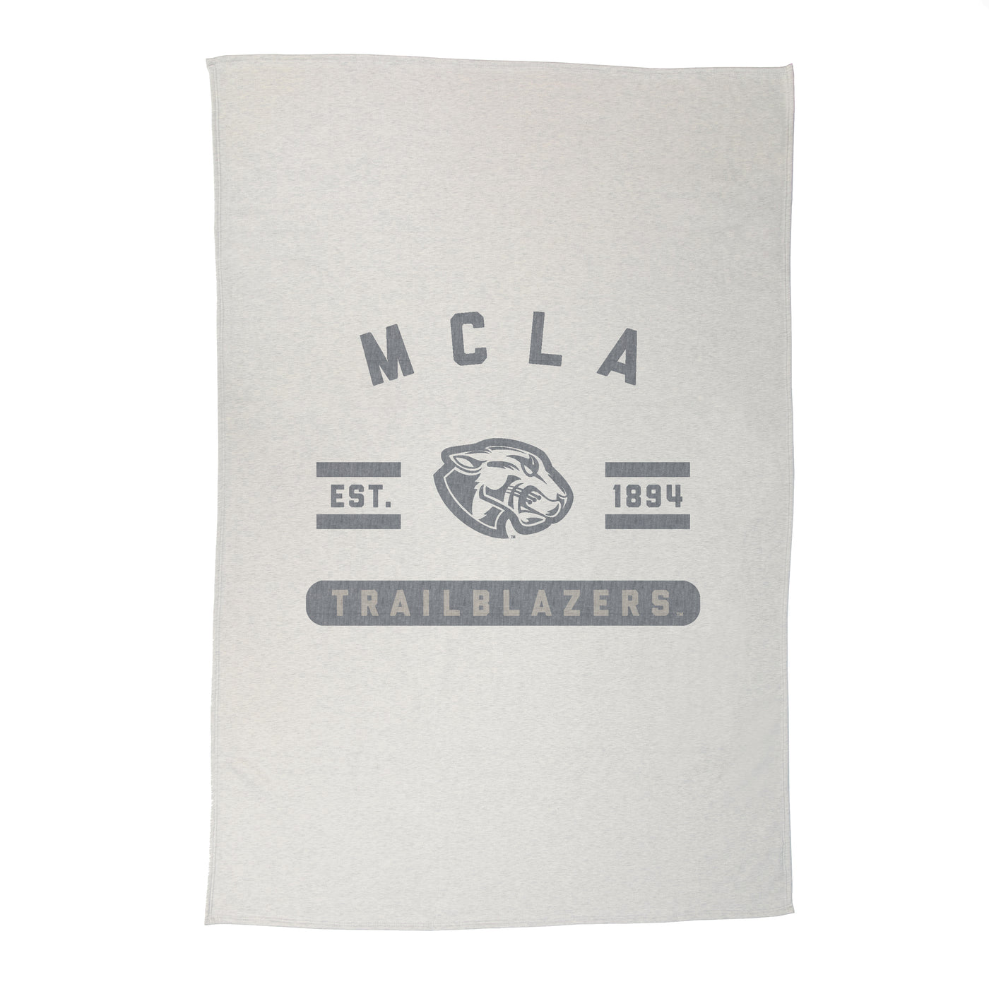 Massachusetts College of Liberal Arts Sublimated Sweatshirt Blanket