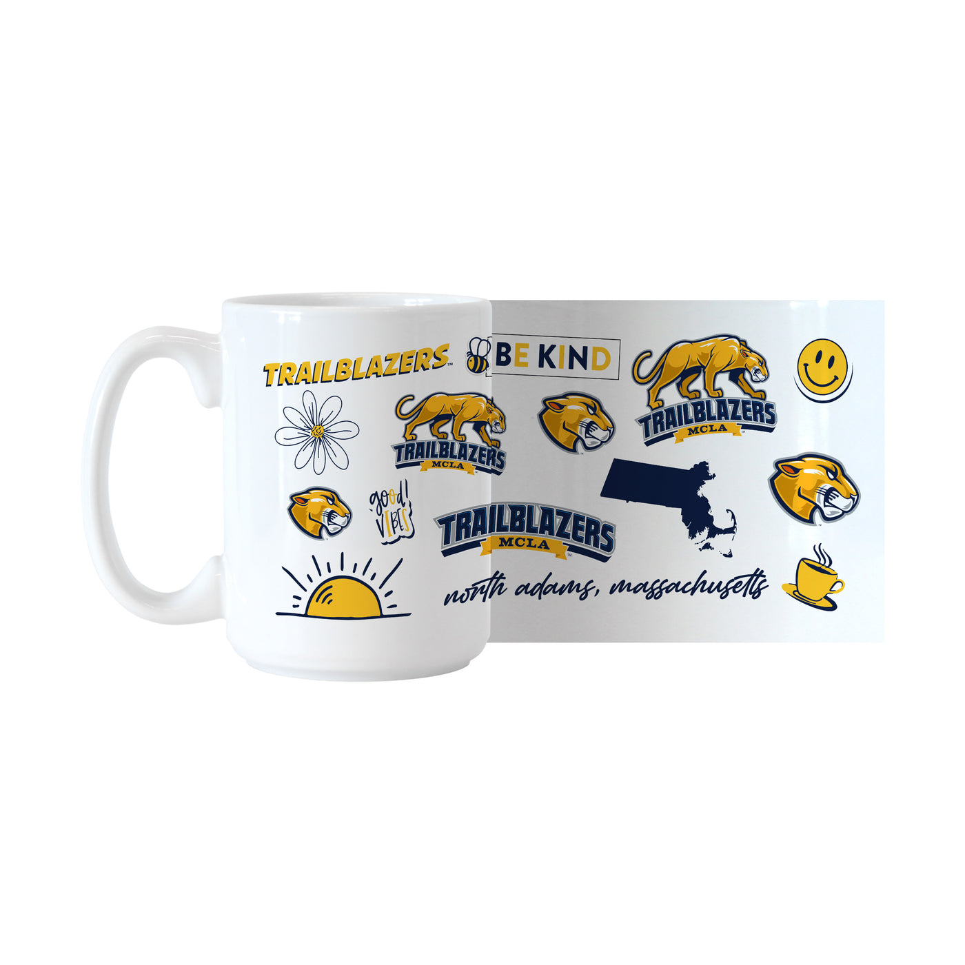 Massachusetts College of Liberal Arts 15oz Native Sublimated Mug
