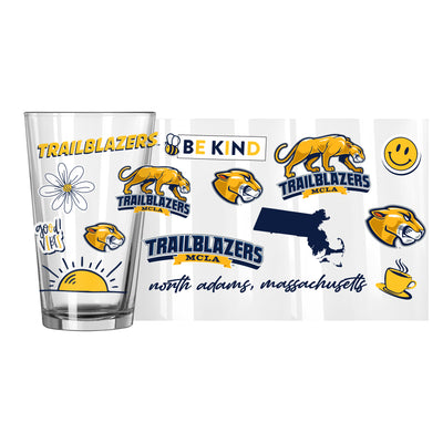 Massachusetts College of Liberal Arts 16oz Native Pint Glass