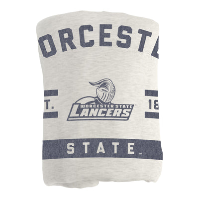 Worcester State University Sublimated Sweatshirt Blanket