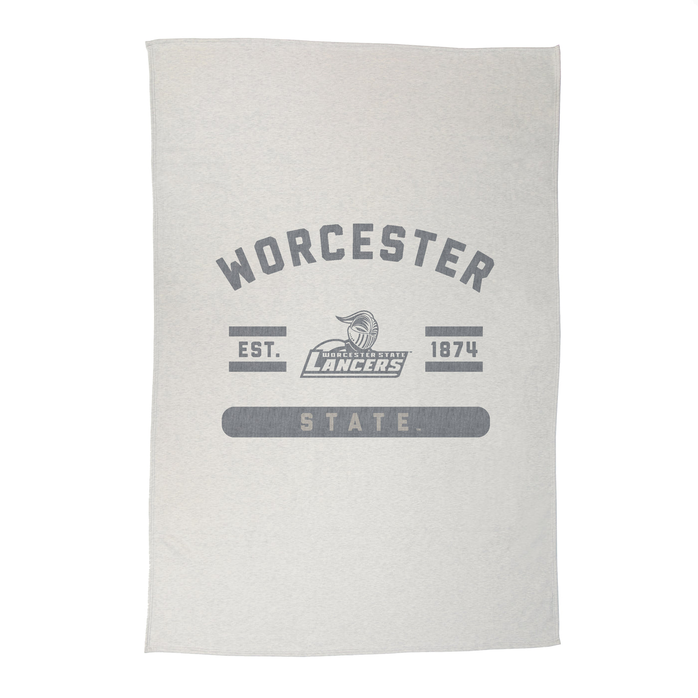Worcester State University Sublimated Sweatshirt Blanket