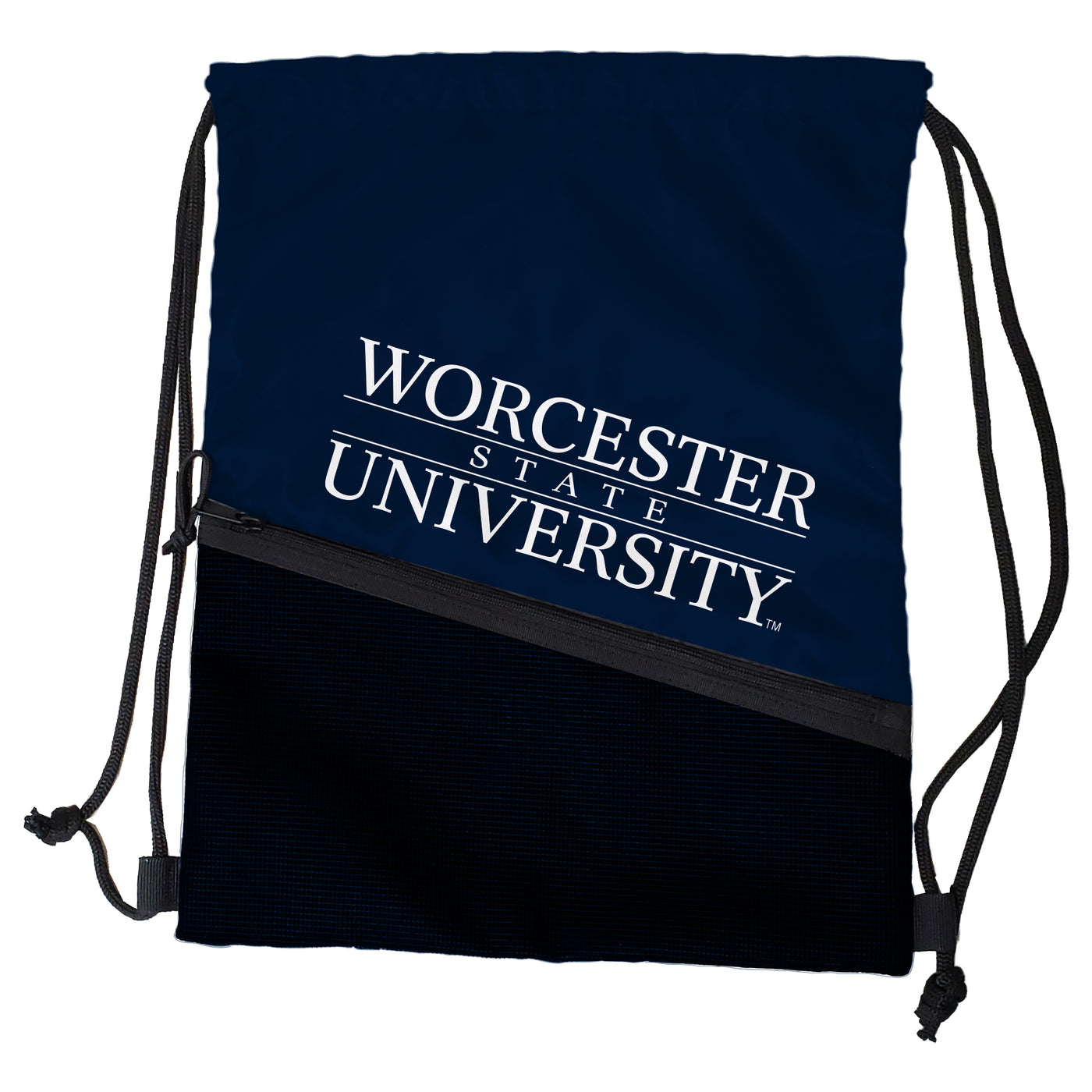 Worcester State University Tilt Backsack - Logo Brands