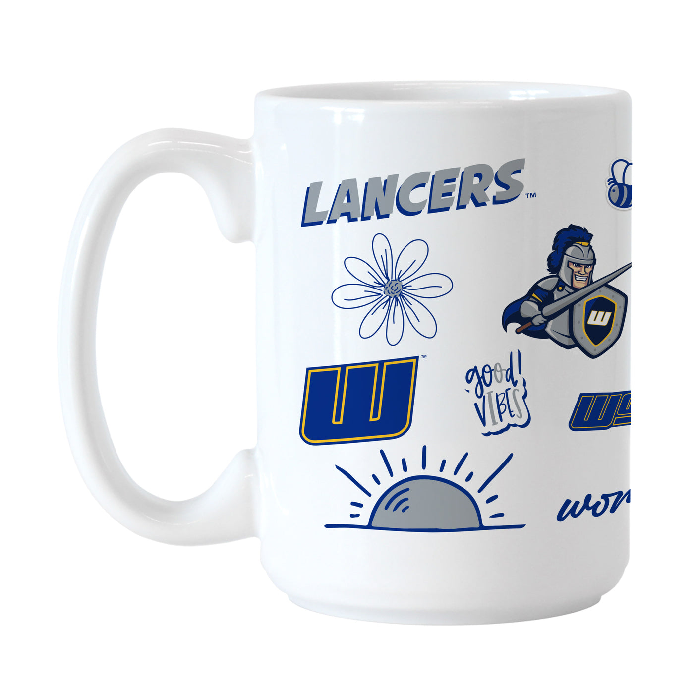 Worcester State University 15oz Native Sublimated Mug