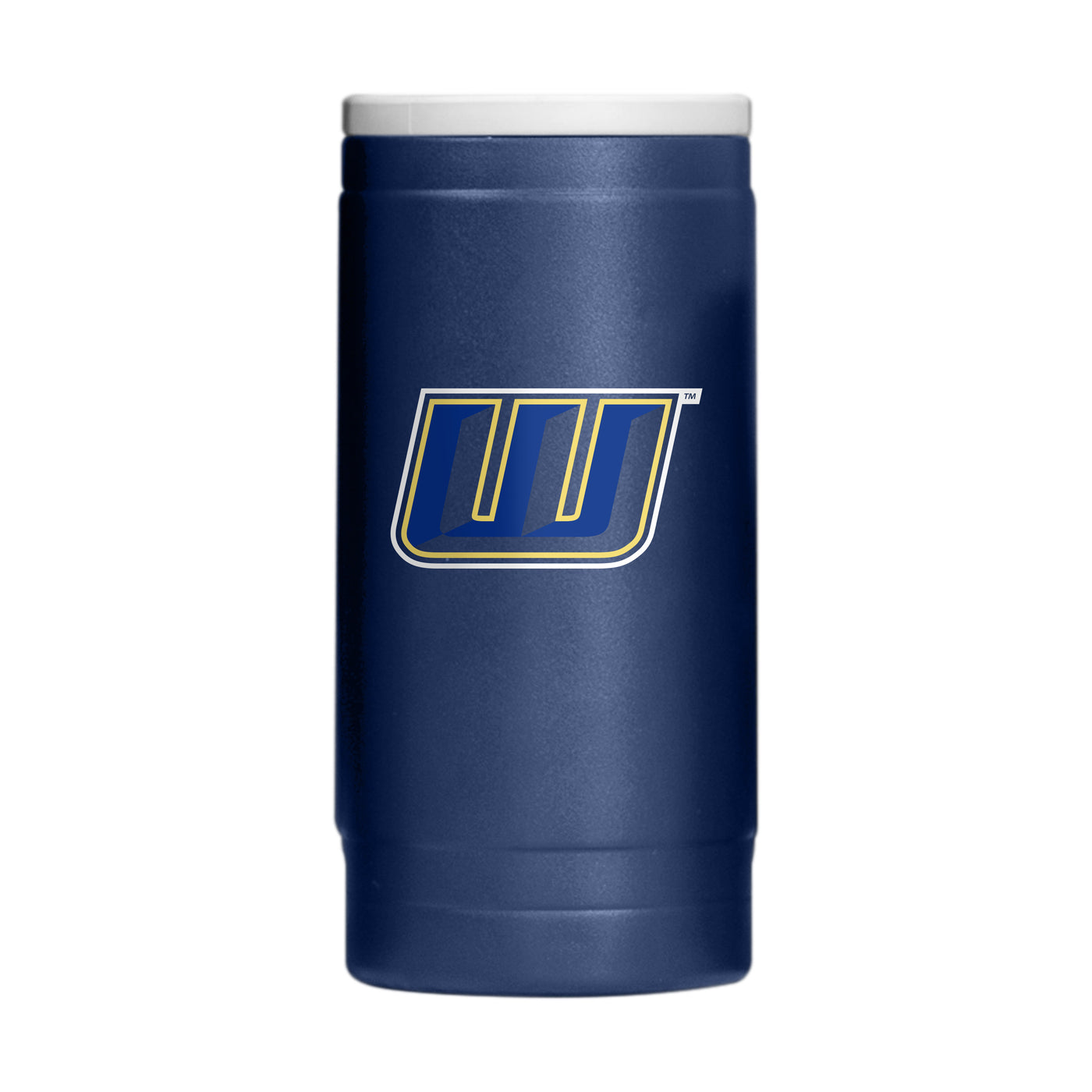 Worcester State University 12oz Logo Powdercoat SlimCan Coolie