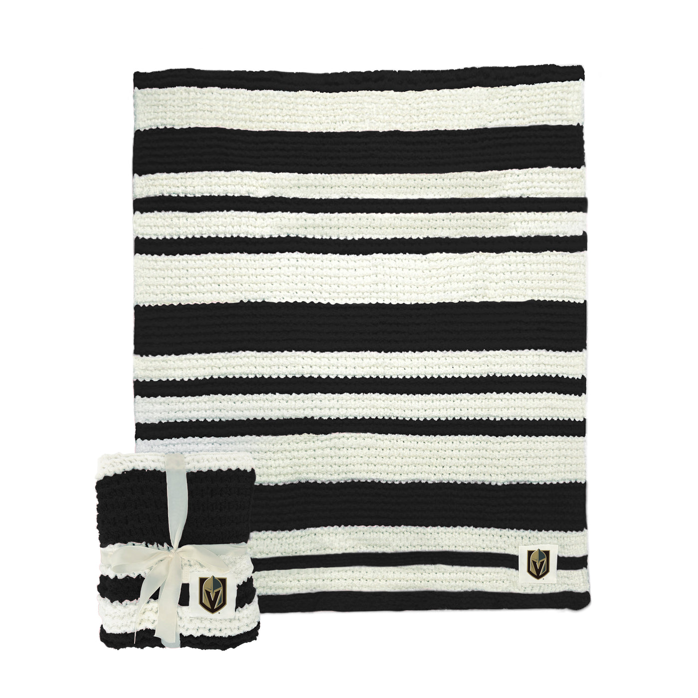 Vegas Golden Knights Cable Knit Throw 50x60