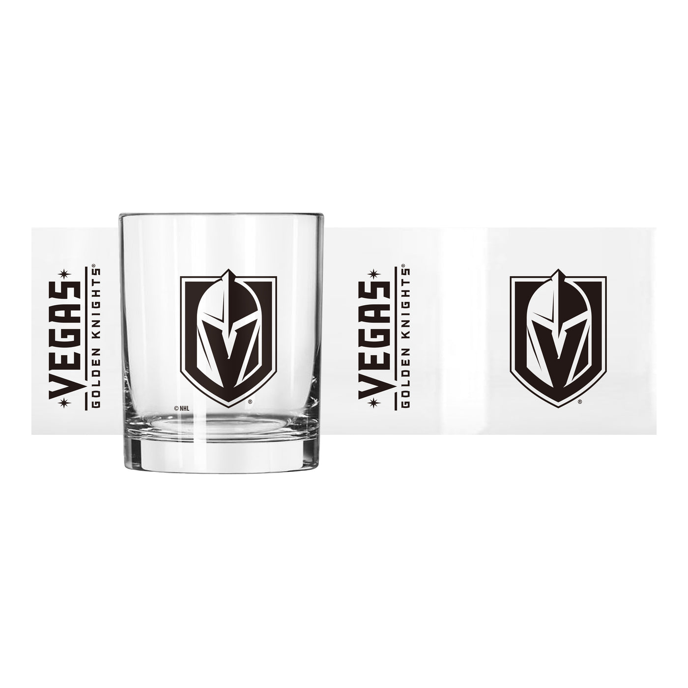 Vegas Golden Knights 14oz Gameday Rocks Glass