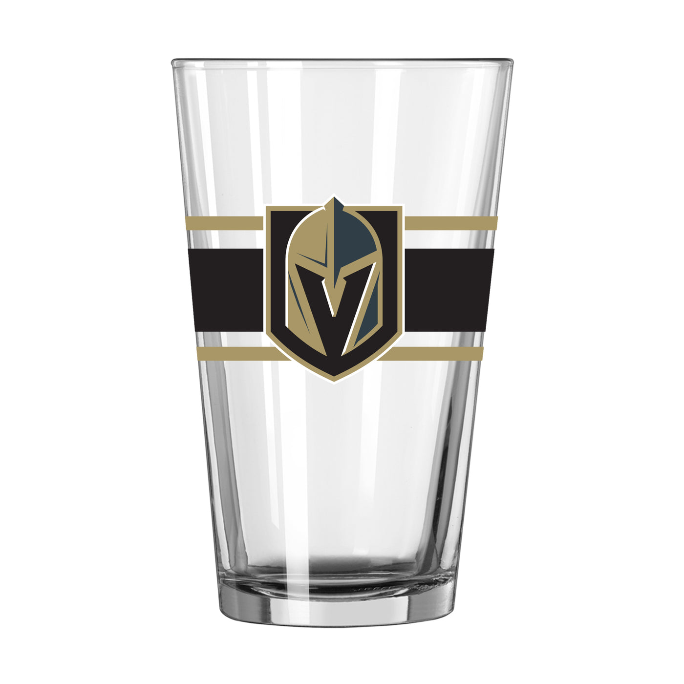 Vegas Golden Knights 16oz Stripe Pint Glass