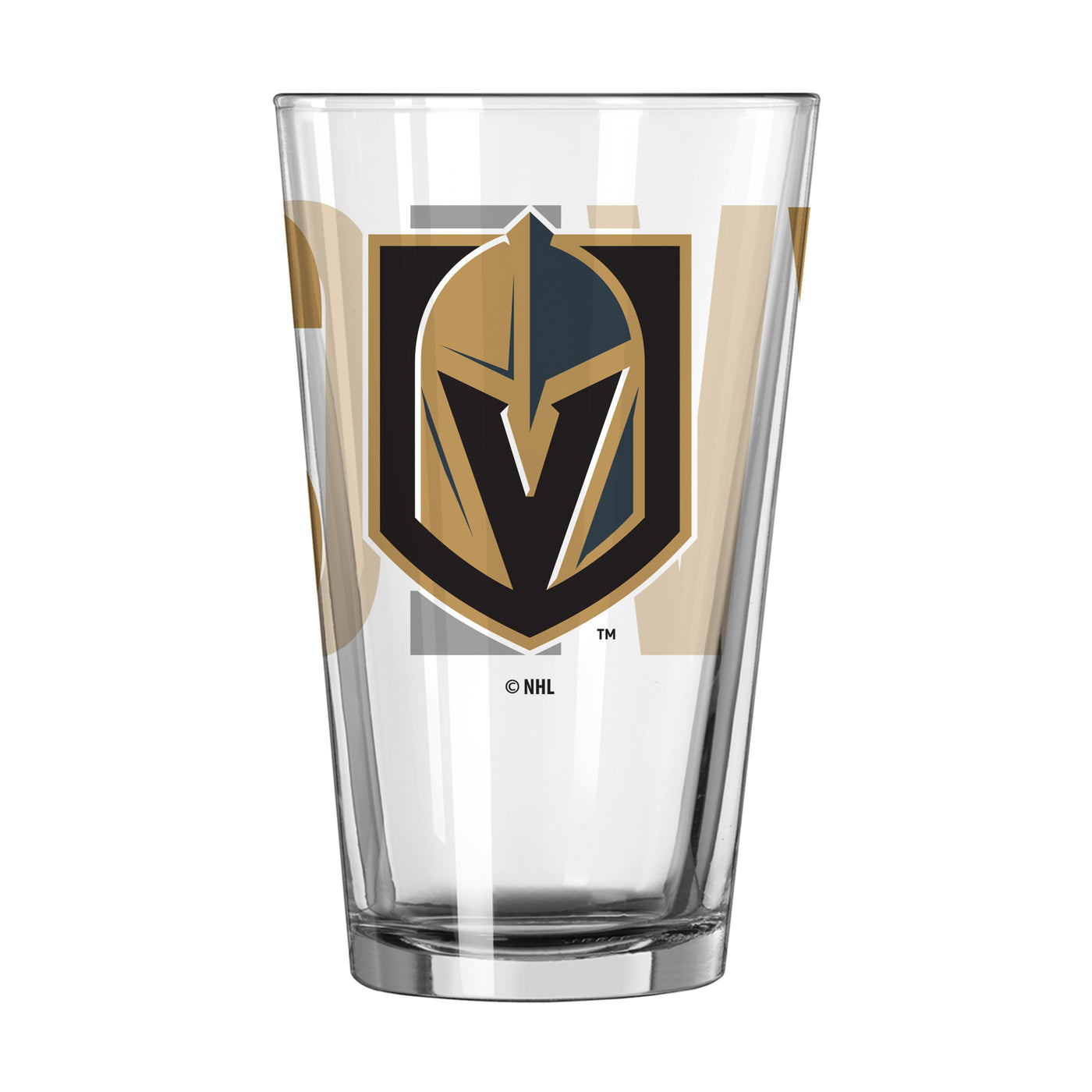 Vegas Golden Knights 16oz Overtime Pint Glass