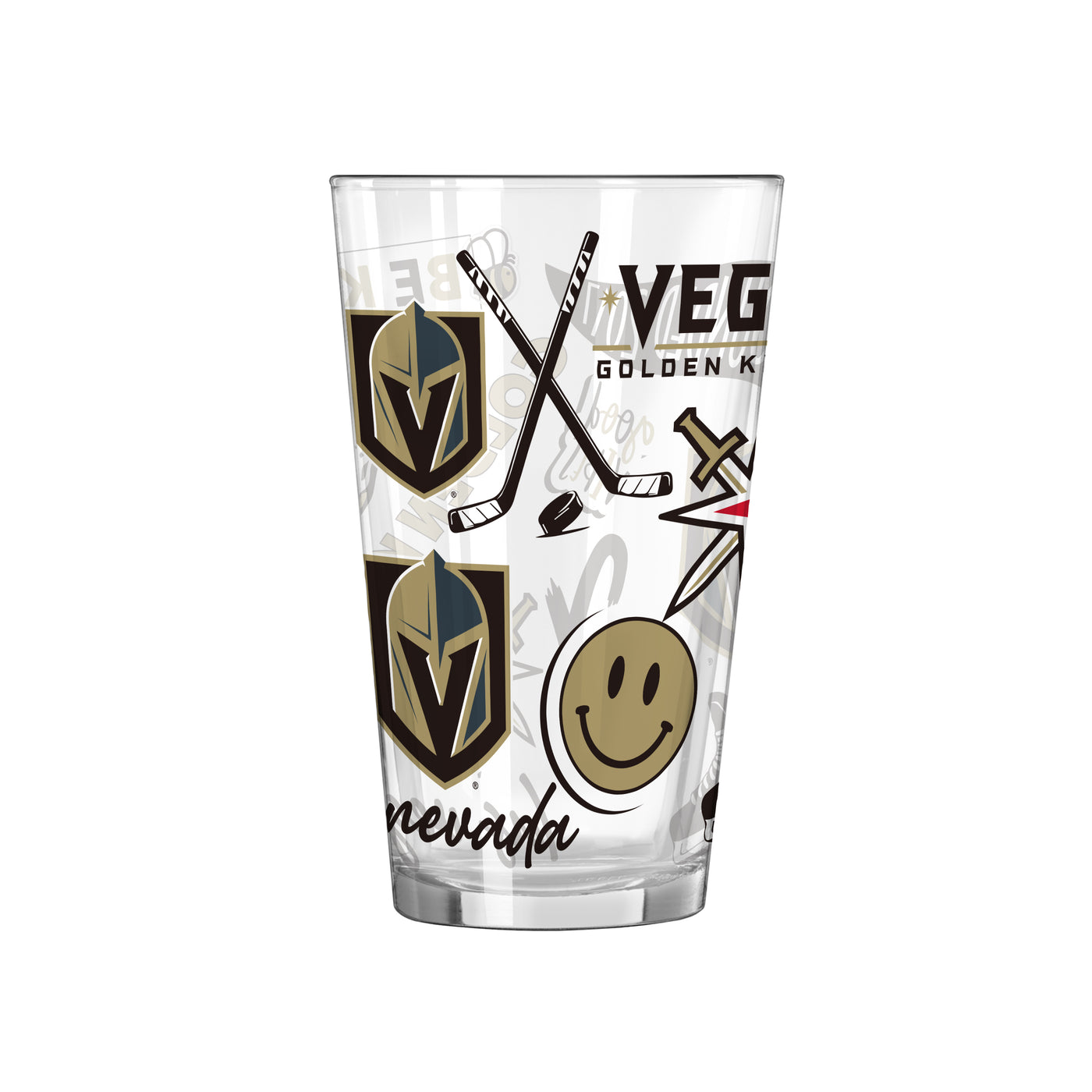 Vegas Golden Knights 16oz Native Pint Glass