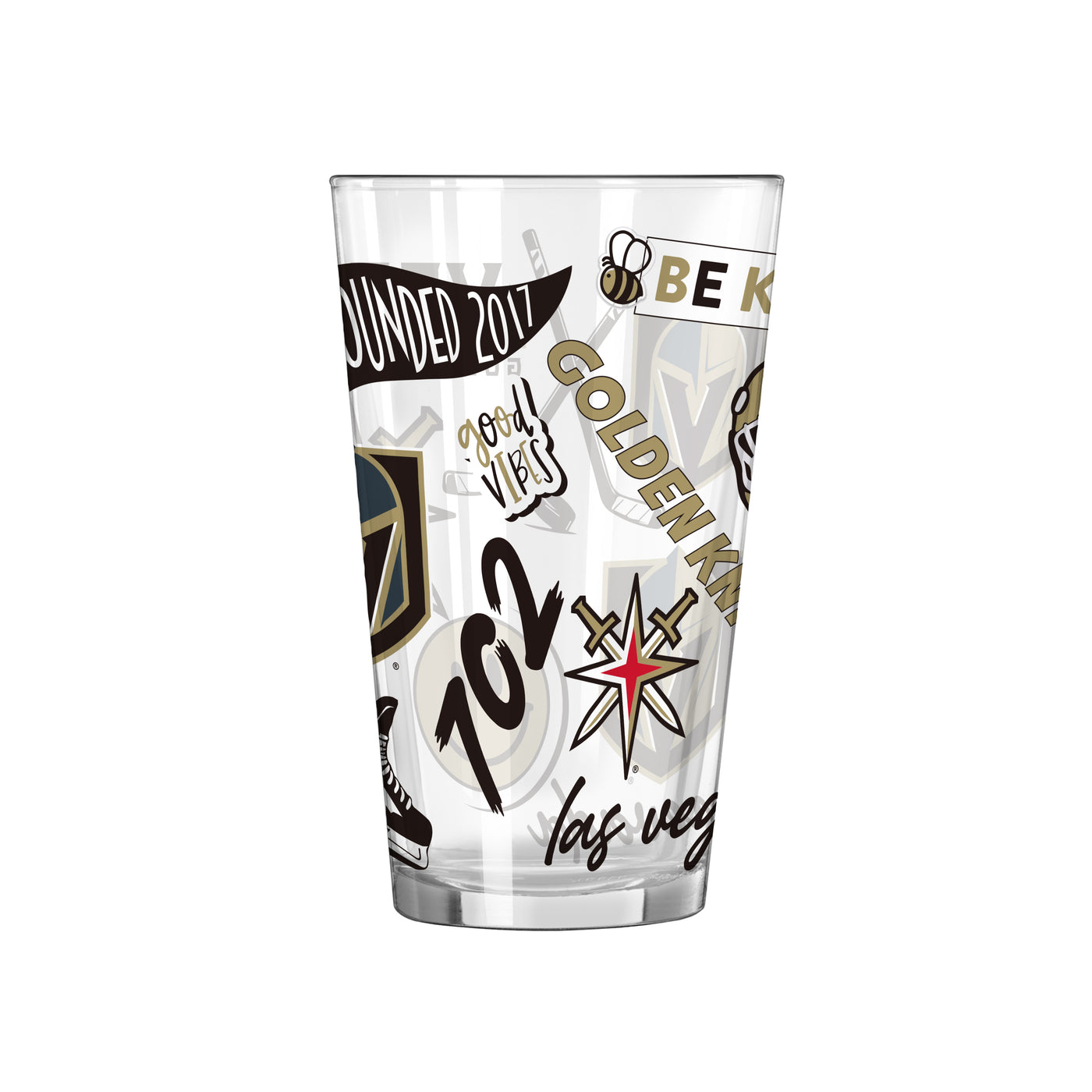 Vegas Golden Knights 16oz Native Pint Glass