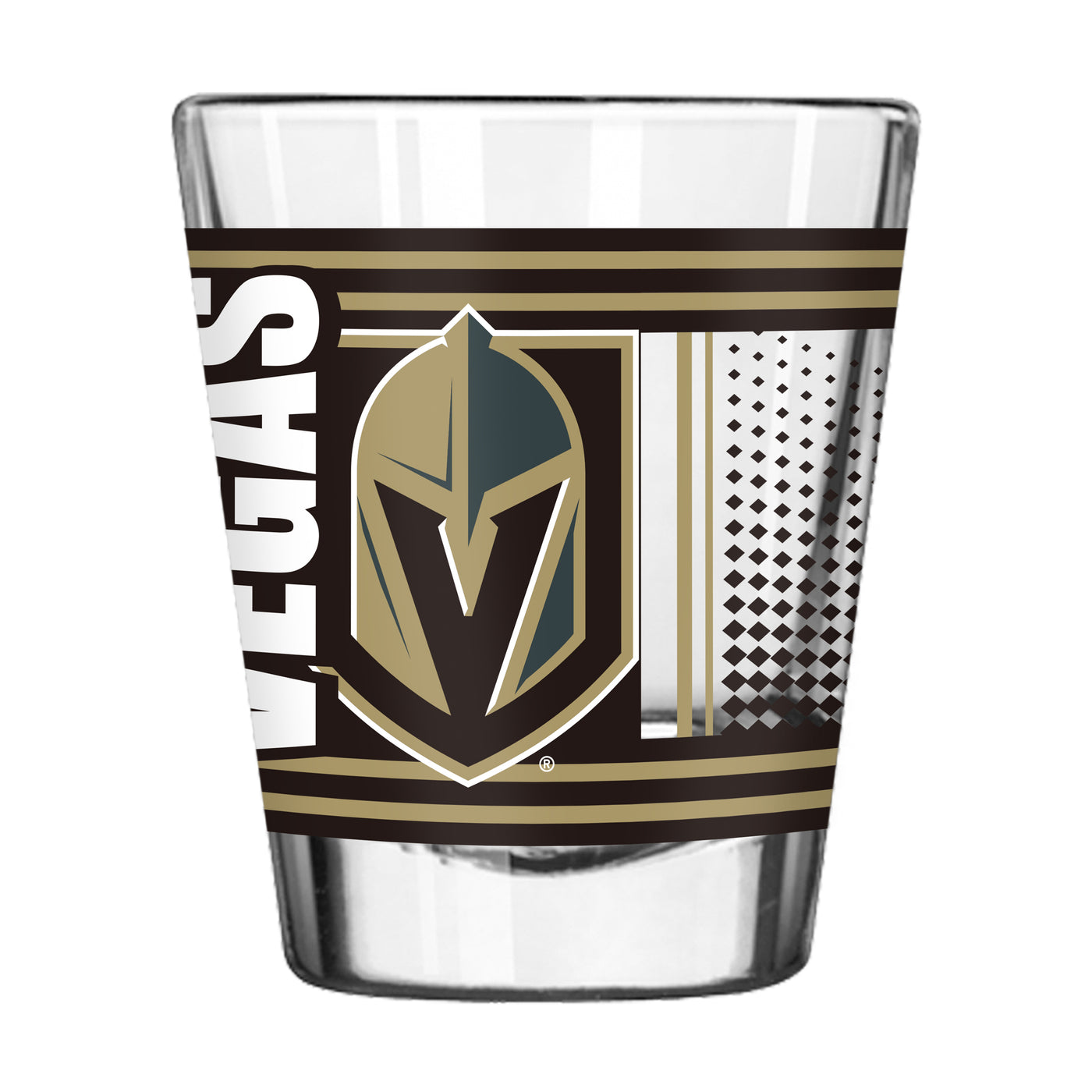 Vegas Golden Knights 2oz Hero Shot Glass