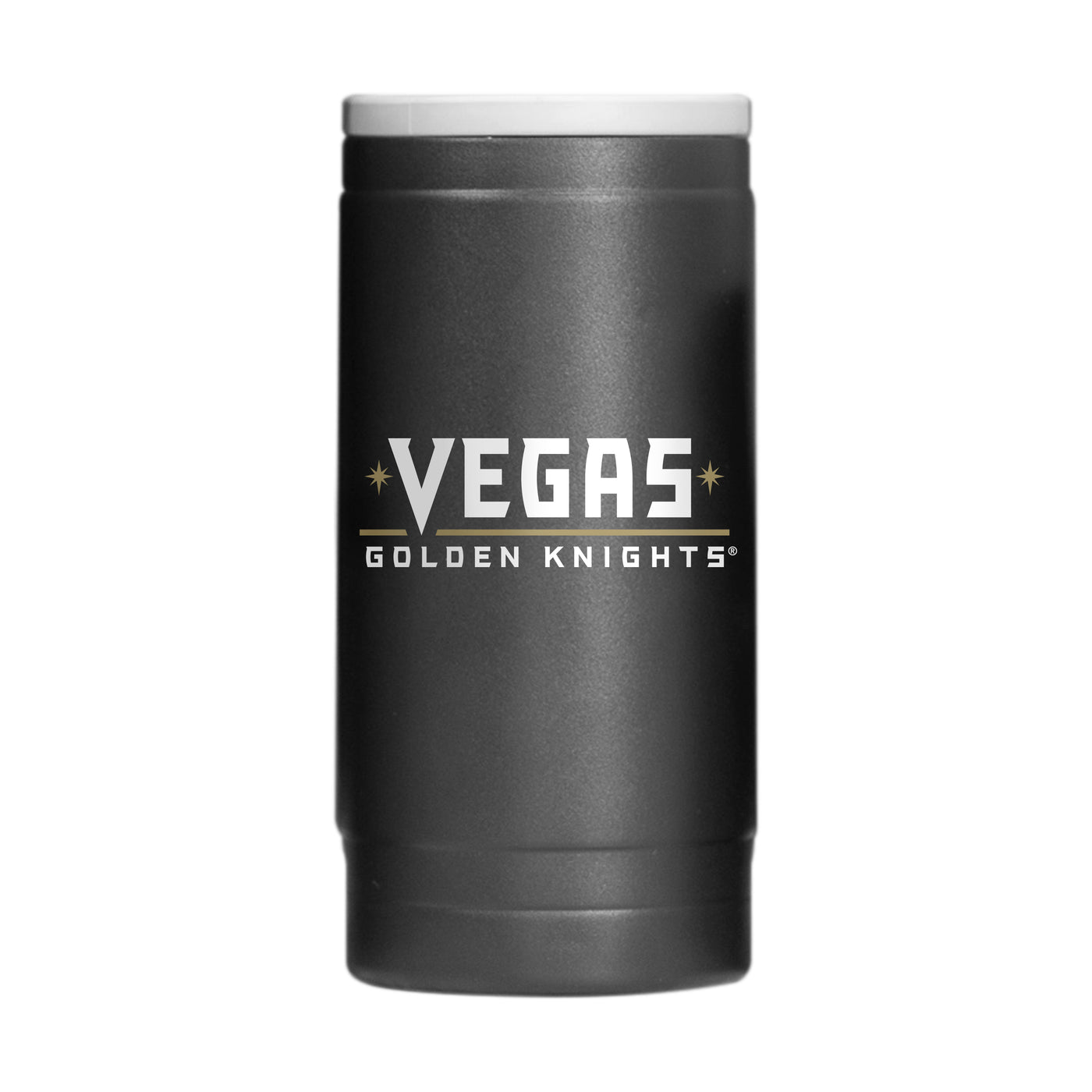 Vegas Golden Knights 12oz Flipside Powder Coat Slim Can Coolie - Logo Brands