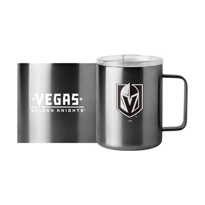 Vegas Golden Knights Black 15oz Gameday Stainless Steel Mug