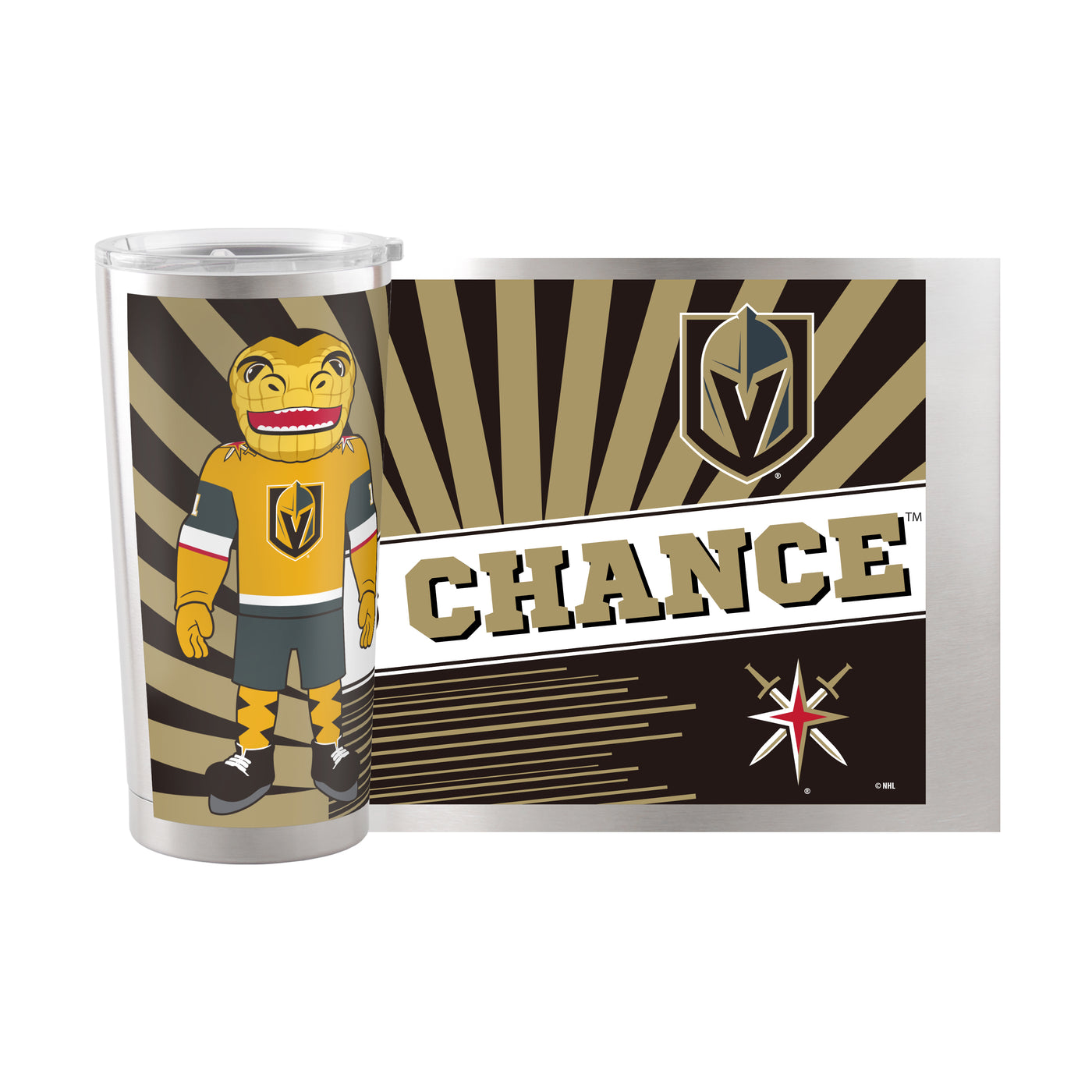 Vegas Golden Knights 20oz Mascot Stainless Steel Tumbler