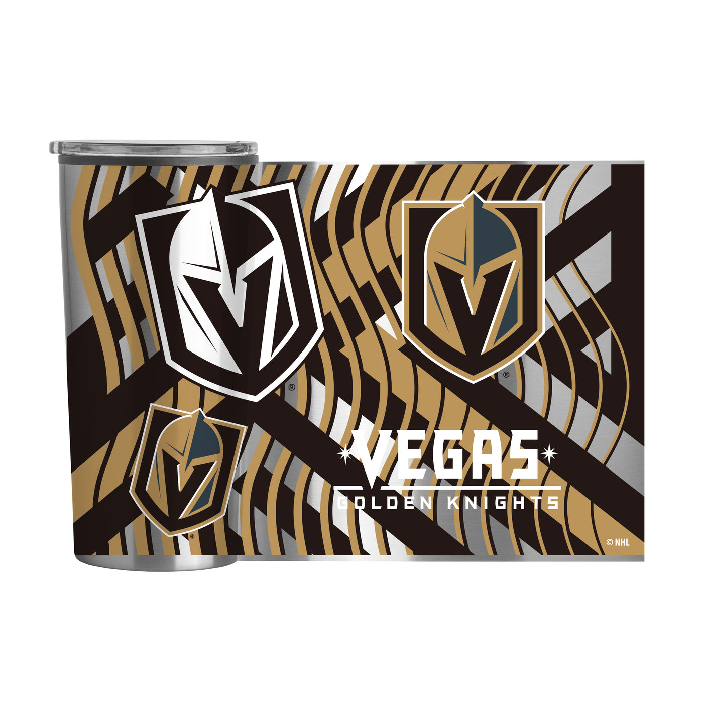Vegas Golden Knights Flex 20oz Plastic Wall Stainless Tumbler