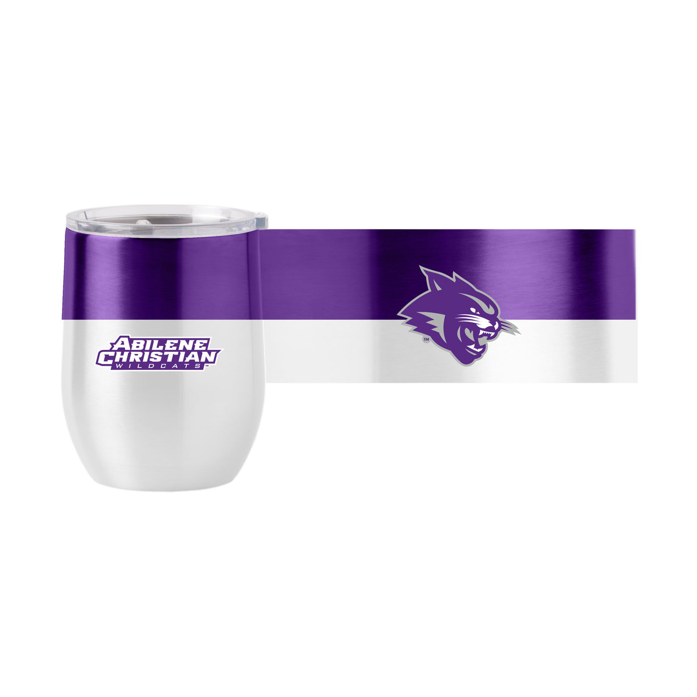 Abilene Christian University 16oz Colorblock Stainless Curved Beverage