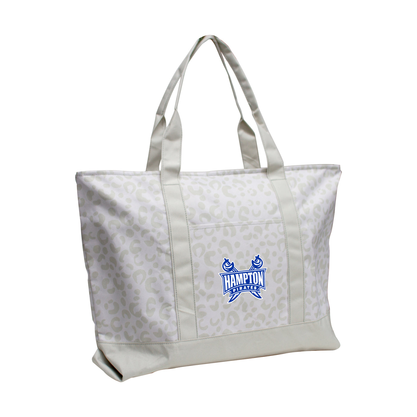 Hampton University Leopard Pattern Tote