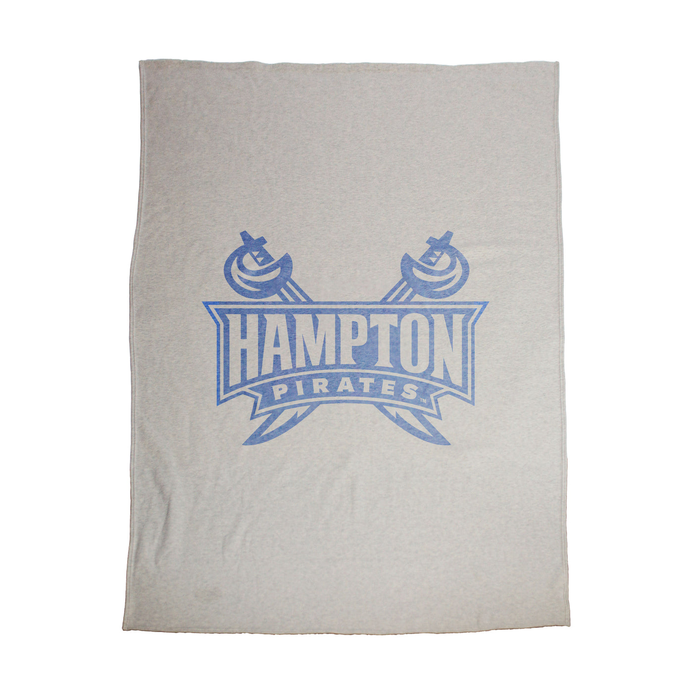 Hampton University Oversized Logo Sublimated Sweatshirt Blanket