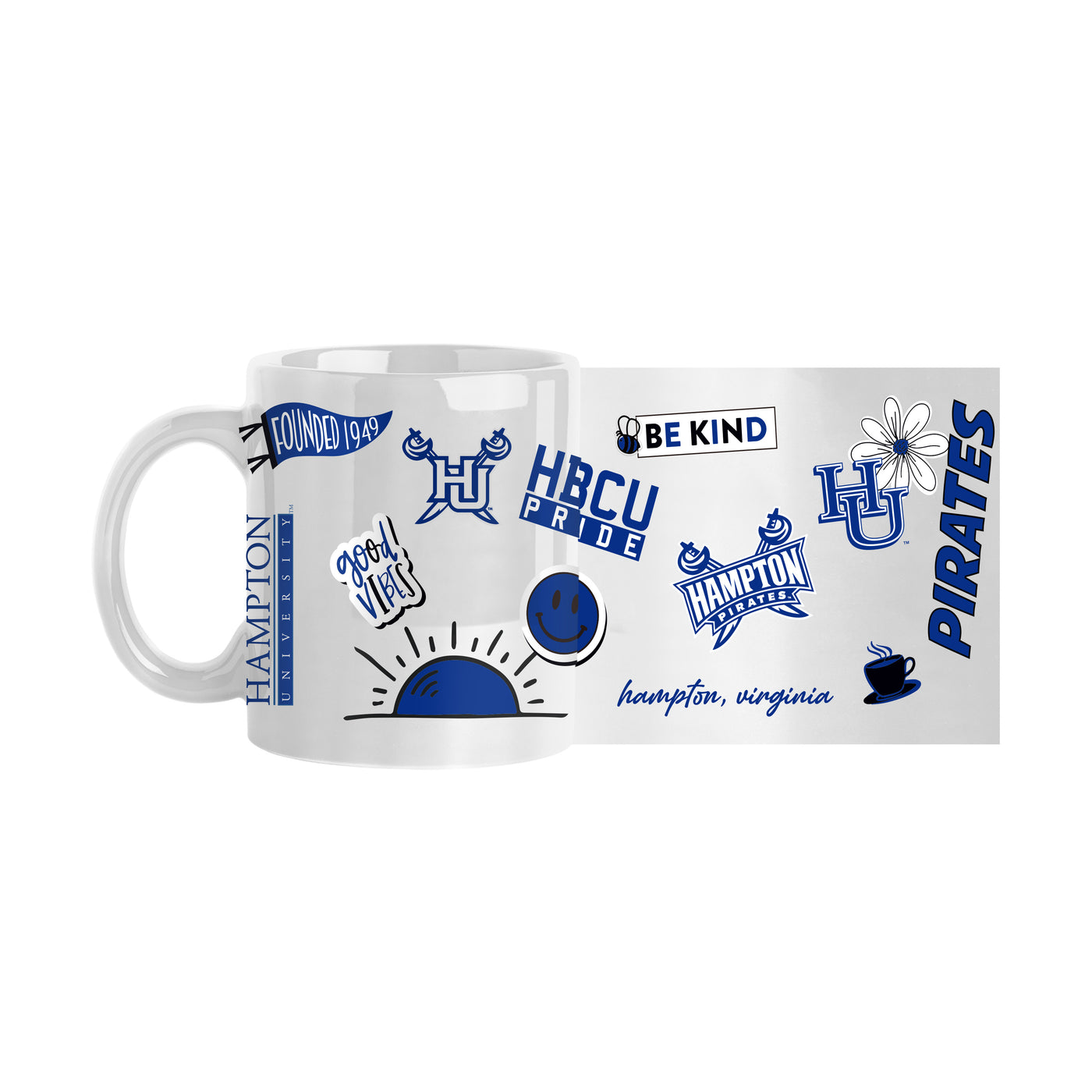 Hampton University 11oz Native Sublimated Mug