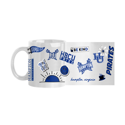 Hampton University 11oz Native Sublimated Mug