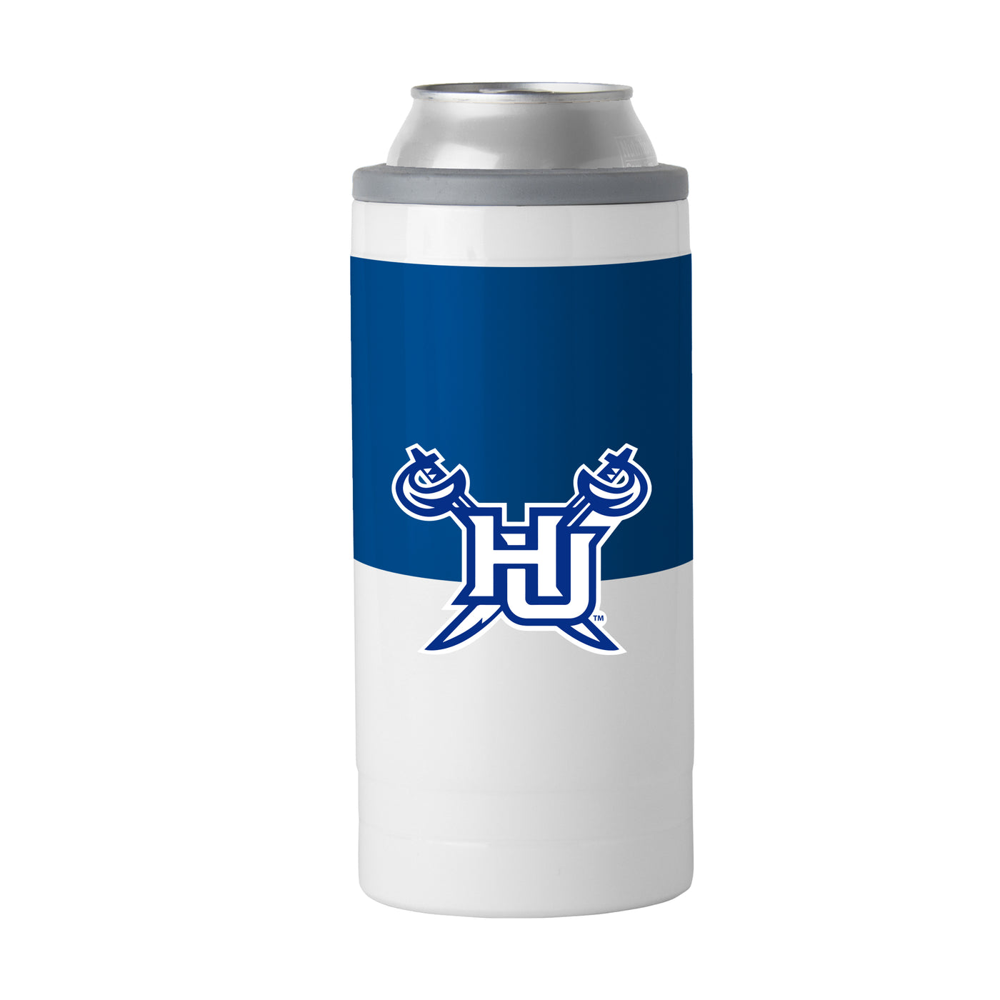 Hampton University 12oz Colorblock Slim Can Coolie