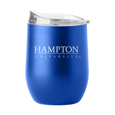 Hampton University 16oz Flipside Powder Coat Curved Bev