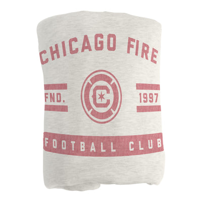 Chicago Fire Sublimated Sweatshirt Blanket