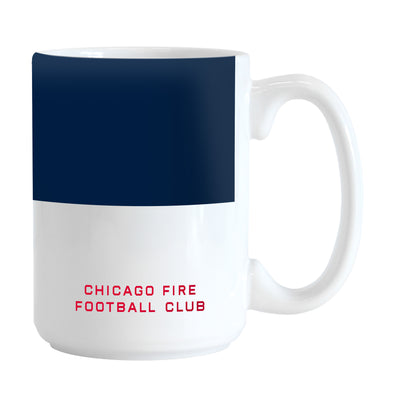 Chicago Fire 15oz Colorblock Sublimated Mug