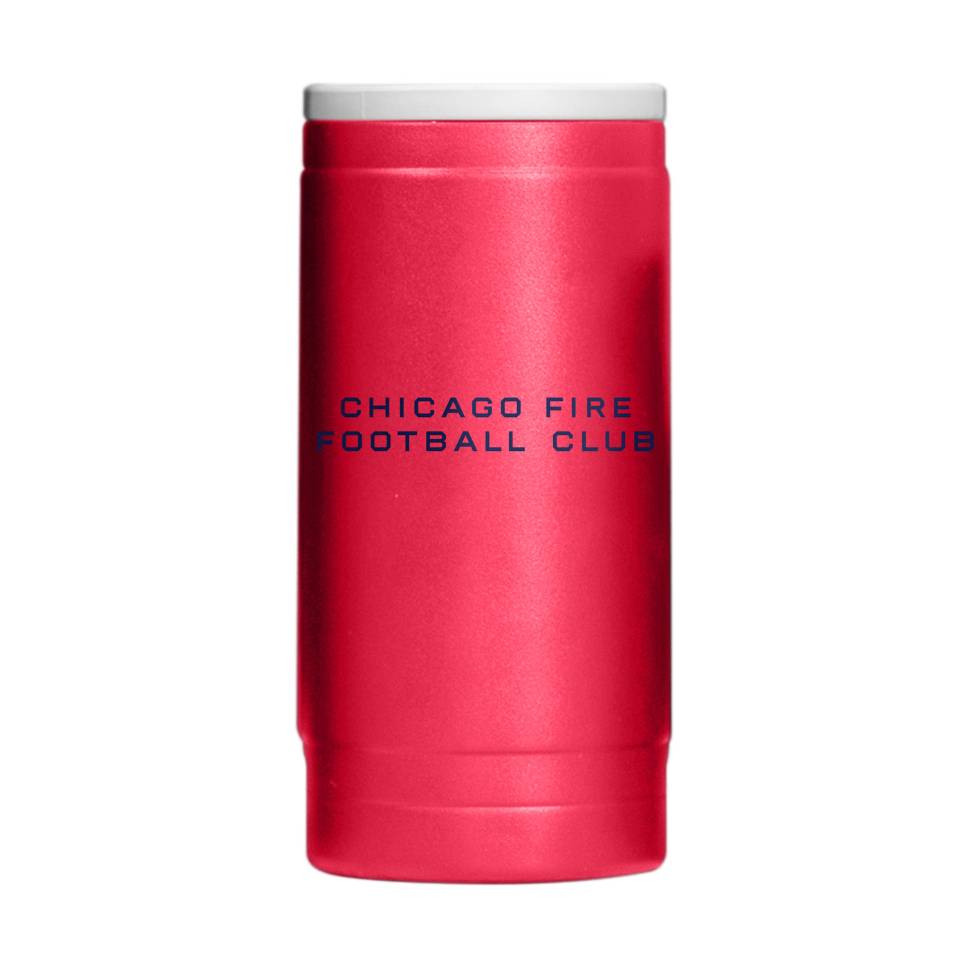 Chicago Fire 12oz Flipside Powder Coat Slim Can Coolie