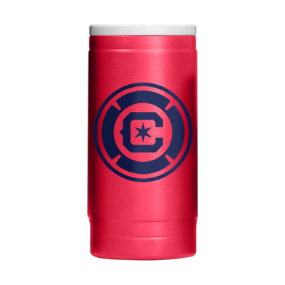 Chicago Fire 12oz Flipside Powder Coat Slim Can Coolie