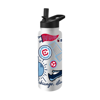 Chicago Fire 34oz Native Quencher Bottle