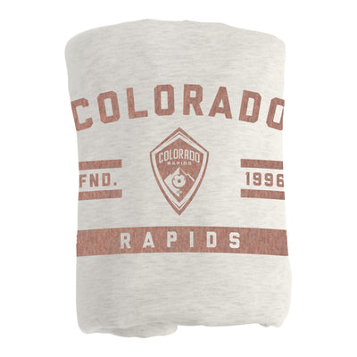 Colorado Rapids Sublimated Sweatshirt Blanket