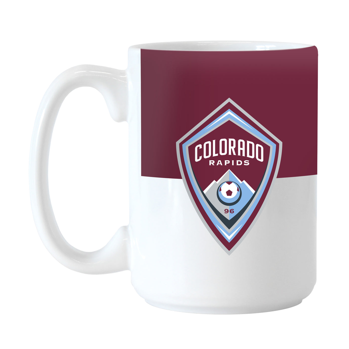 Colorado Rapids 15oz Colorblock Sublimated Mug