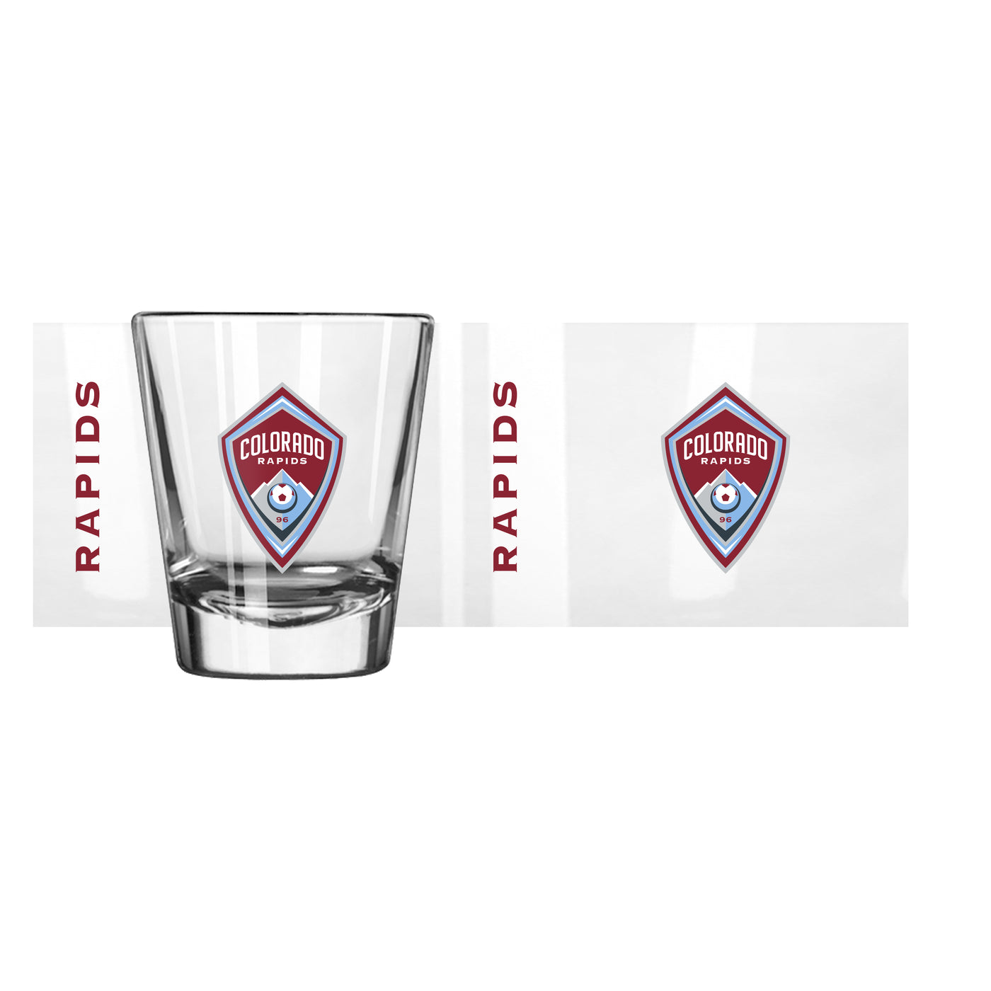 Colorado Rapids 2oz Gameday Shot Glass