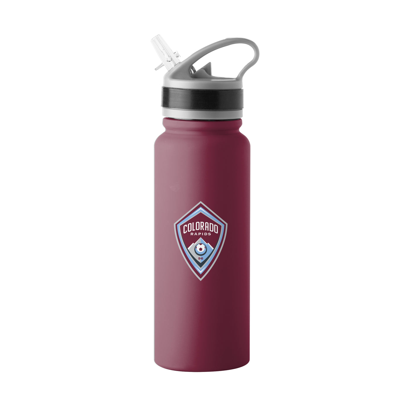 Colorado Rapids 25oz Logo SingleWall FlipTop Bottle