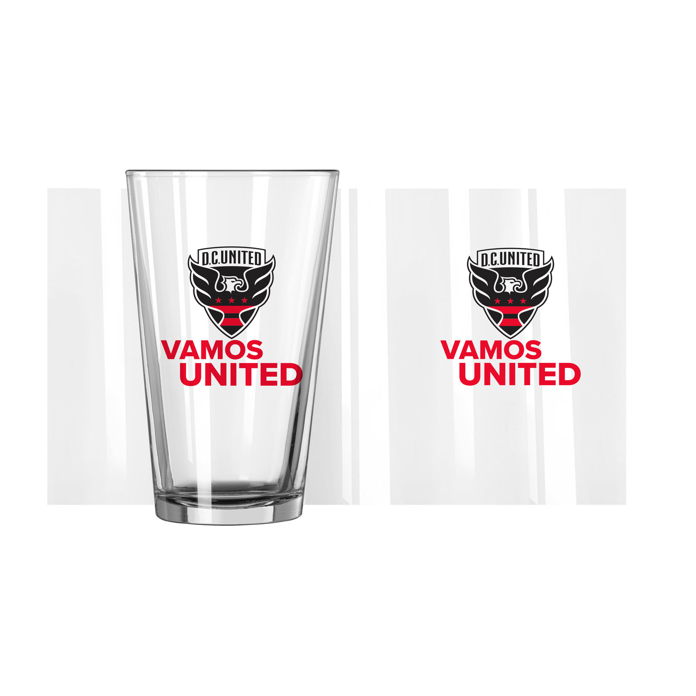 DC United 16oz Slogan Pint Glass