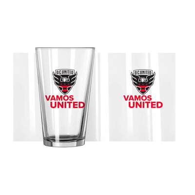 DC United 16oz Slogan Pint Glass