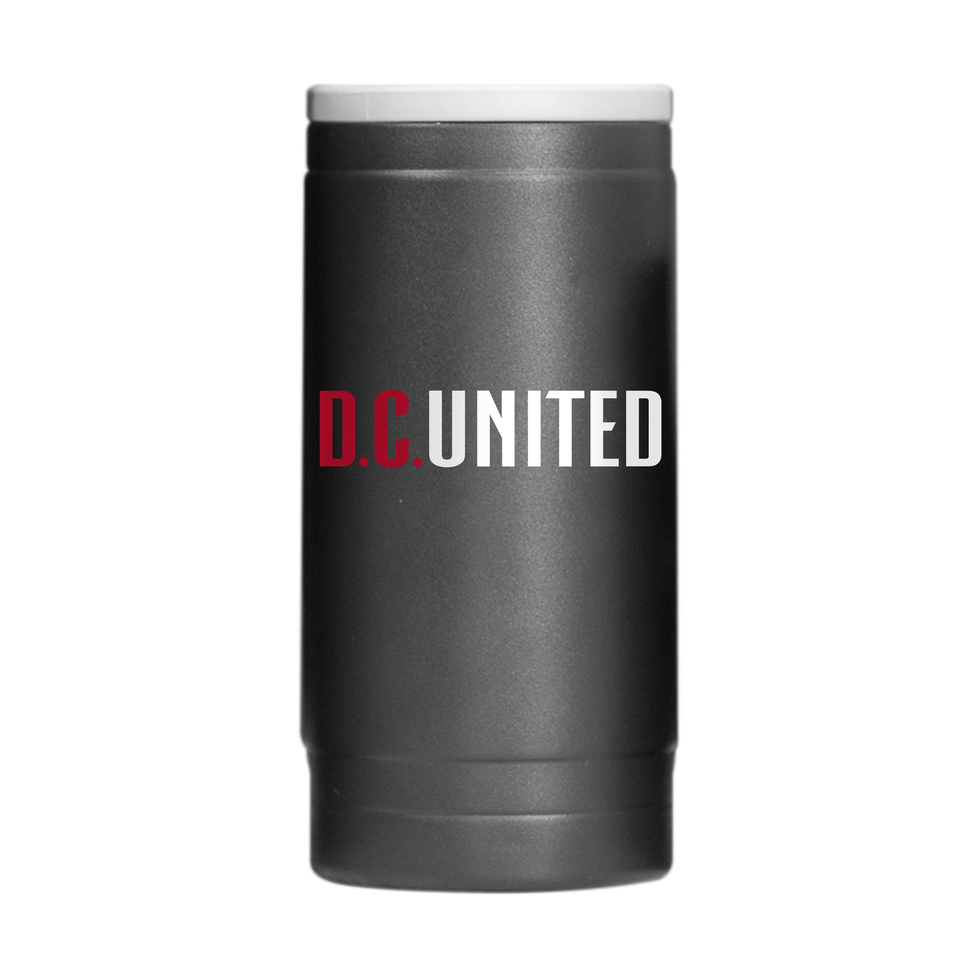 DC United 12oz Flipside Powder Coat Slim Can Coolie