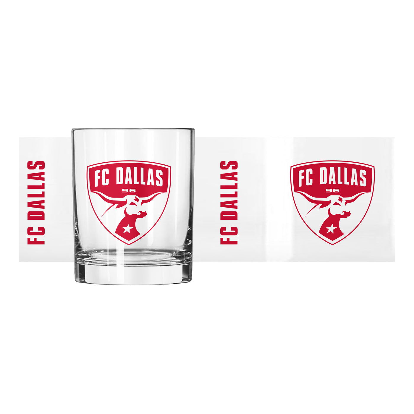 FC Dallas 14oz Gameday Rocks Glass