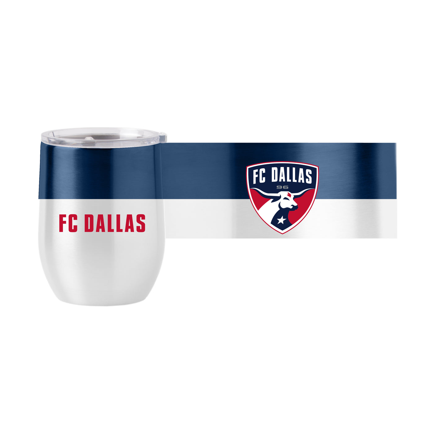 FC Dallas 16oz Colorblock Stainless Curved Beverage