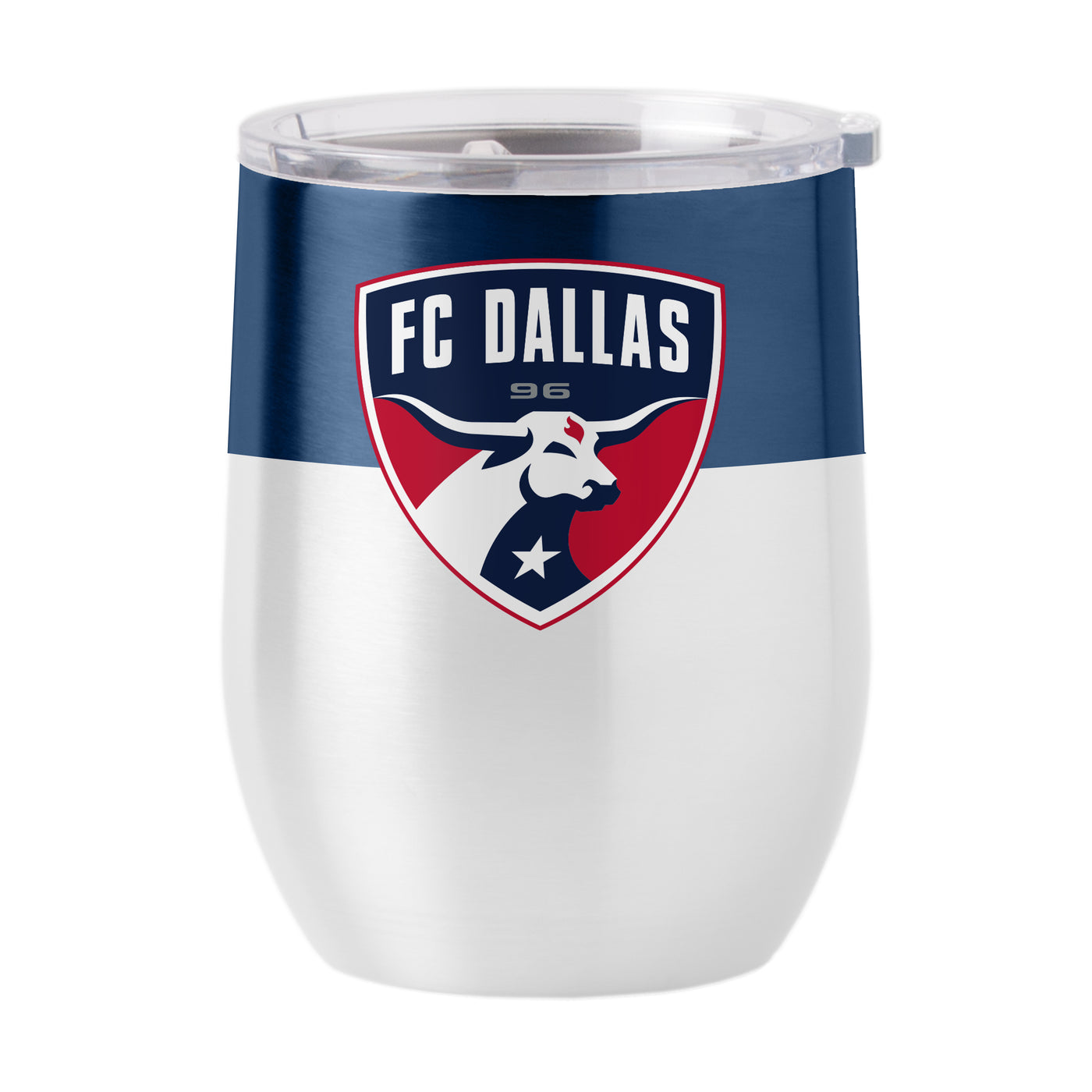 FC Dallas 16oz Colorblock Stainless Curved Beverage