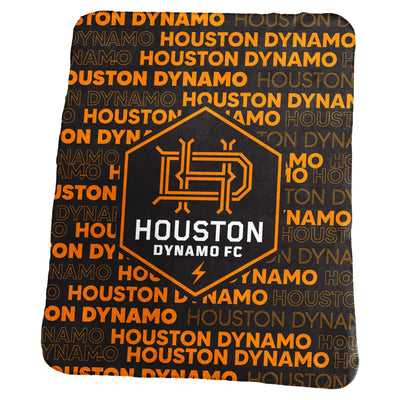 Houston Dynamo Classic Repeat Fleece Throw
