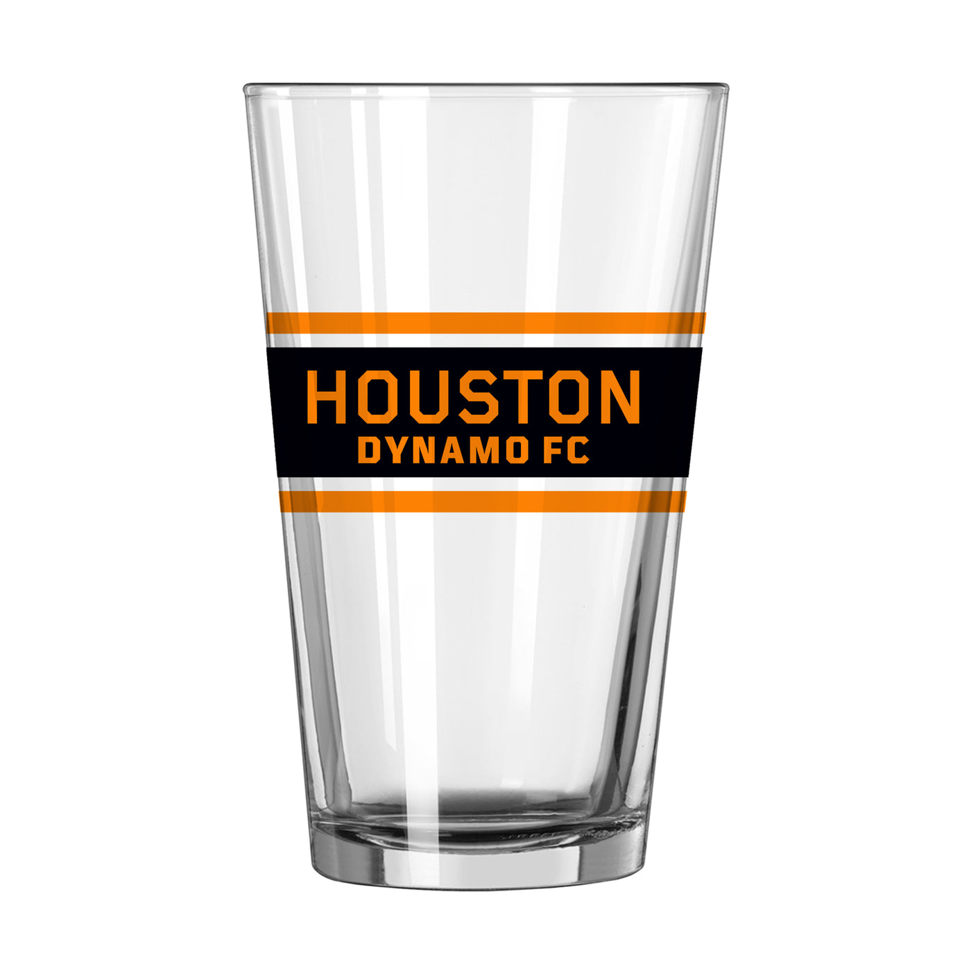 Houston Dynamo 16oz Stripe Pint Glass