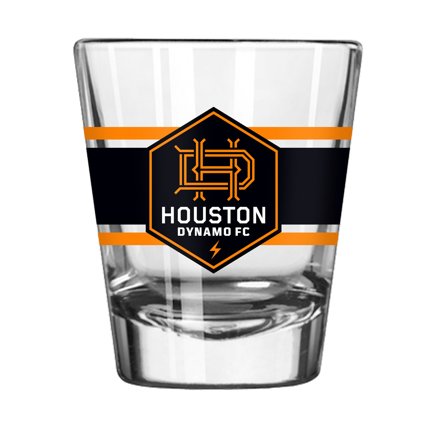 Houston Dynamo 2oz Stripe Shot Glass