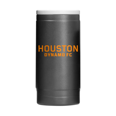 Houston Dynamo 12oz Flipside Powder Coat Slim Can Coolie